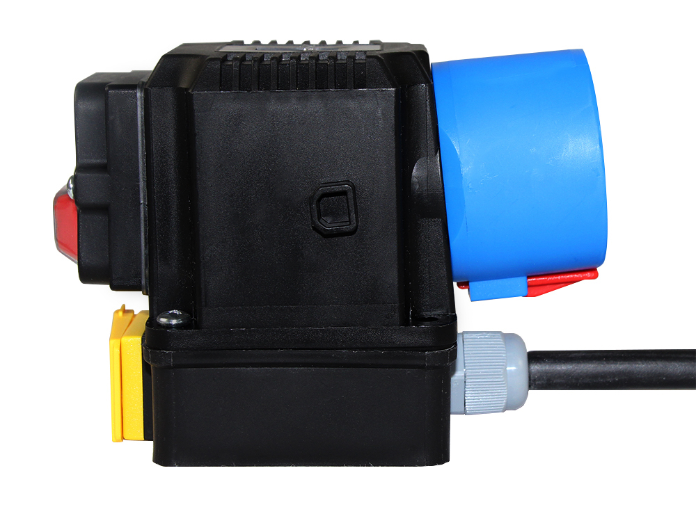 230V on/off switch with selector switch for left/right rotation