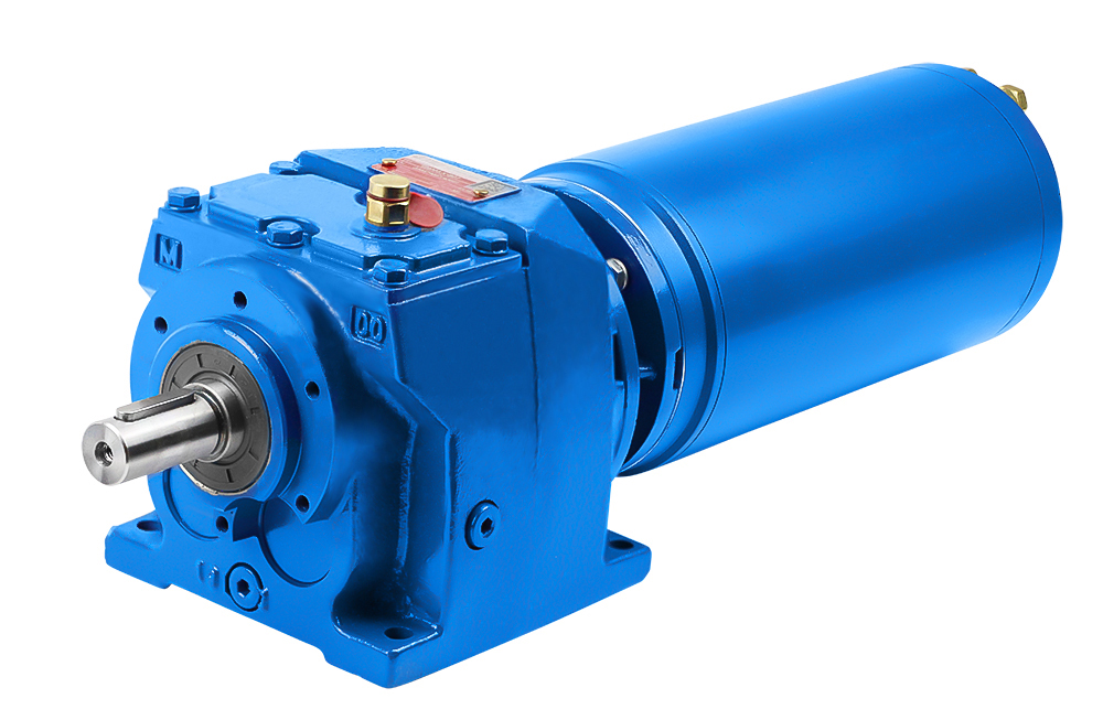 MV002-DC600-2, 24V, 0.80kW, 538 rpm, IP66 Helical geared motor